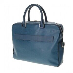 Louis Vuitton Leather PDB Bag Celeste Blue Business Epi